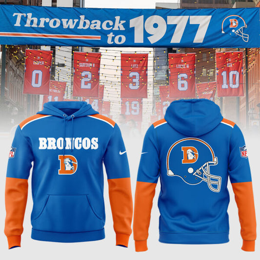 Denver Broncos Limited Throwback To 77 Hoodie