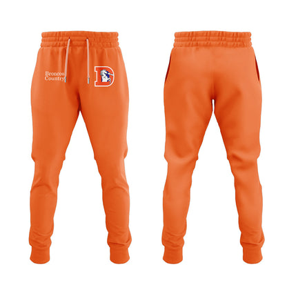 Denver Broncos Limited Throwback To 77 Orange Hoodie