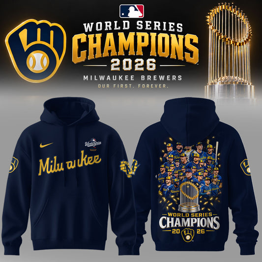 Limited Edition Milwaukee Brewers 2026 World Series Champions Hoodie