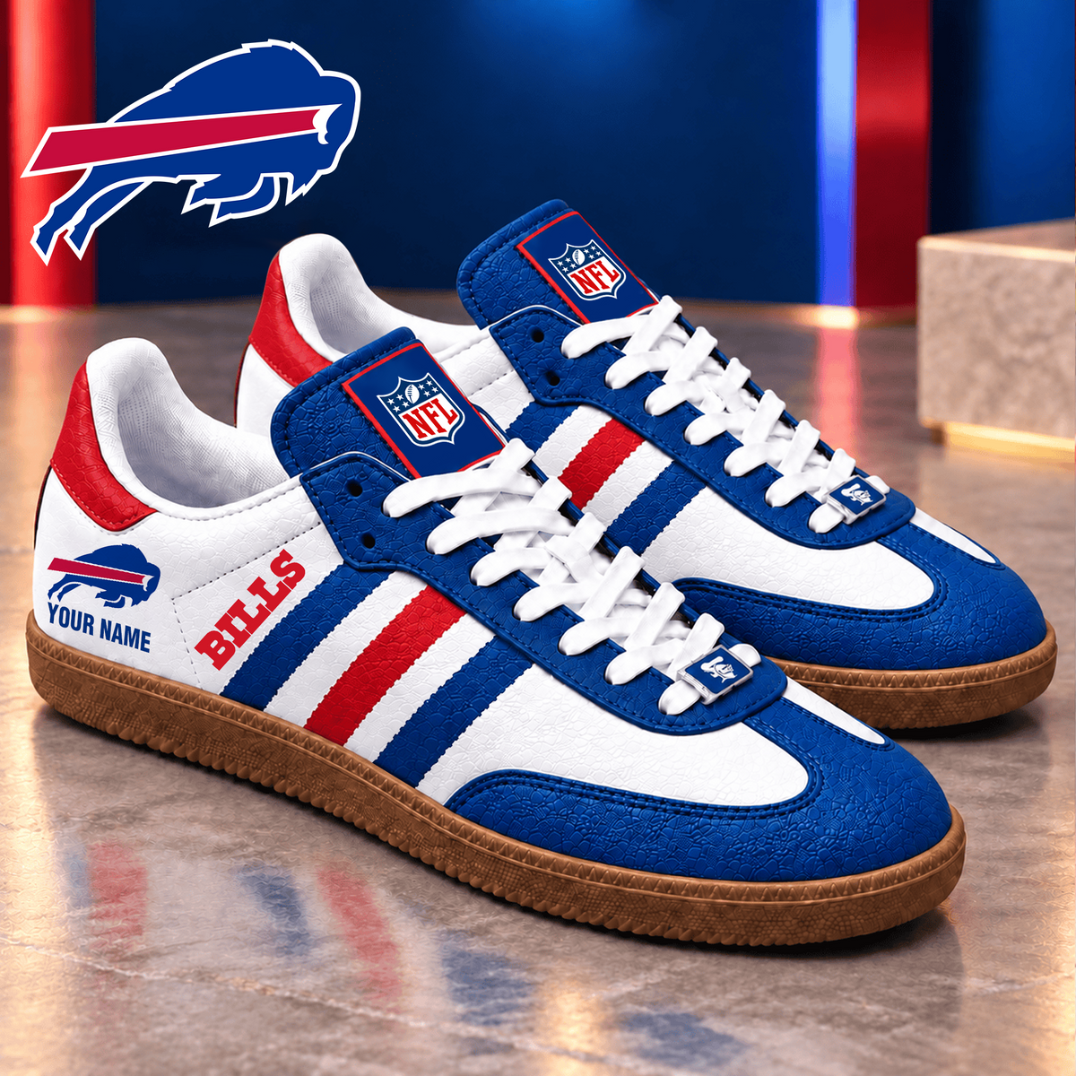 Limited Edition Buffalo Bills 2026 SB Shoes