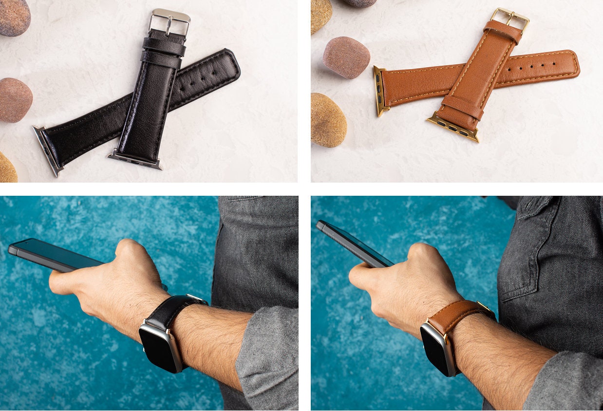 Handmade Men's Apple Watchband Gift for Father's Day, Christmas