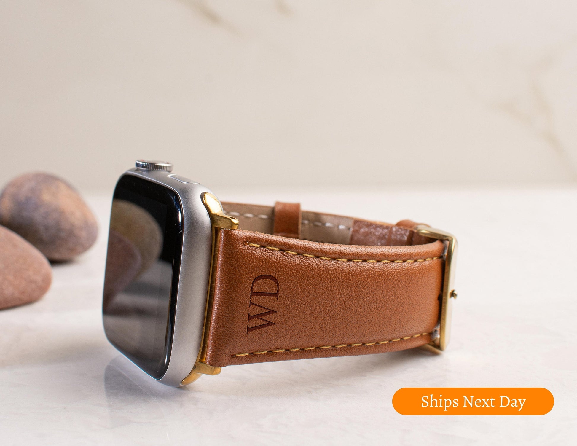 Men's Leather Apple Watch Band