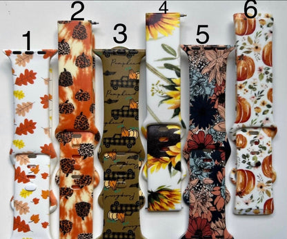Fall watch band|pumpkin watch band|fall smart watch band|new watch band|Pumpkin watch band|Leaf watch band|fall decor|pumpkin decor|38mm