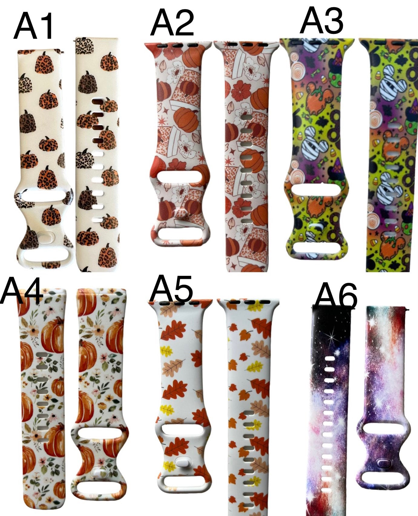 Fall watch band|Halloween watch band|Pumpkin watch band|Galaxy watch band|Fitbit versa watch band|38mm band| 41mm band|20mm band|New band