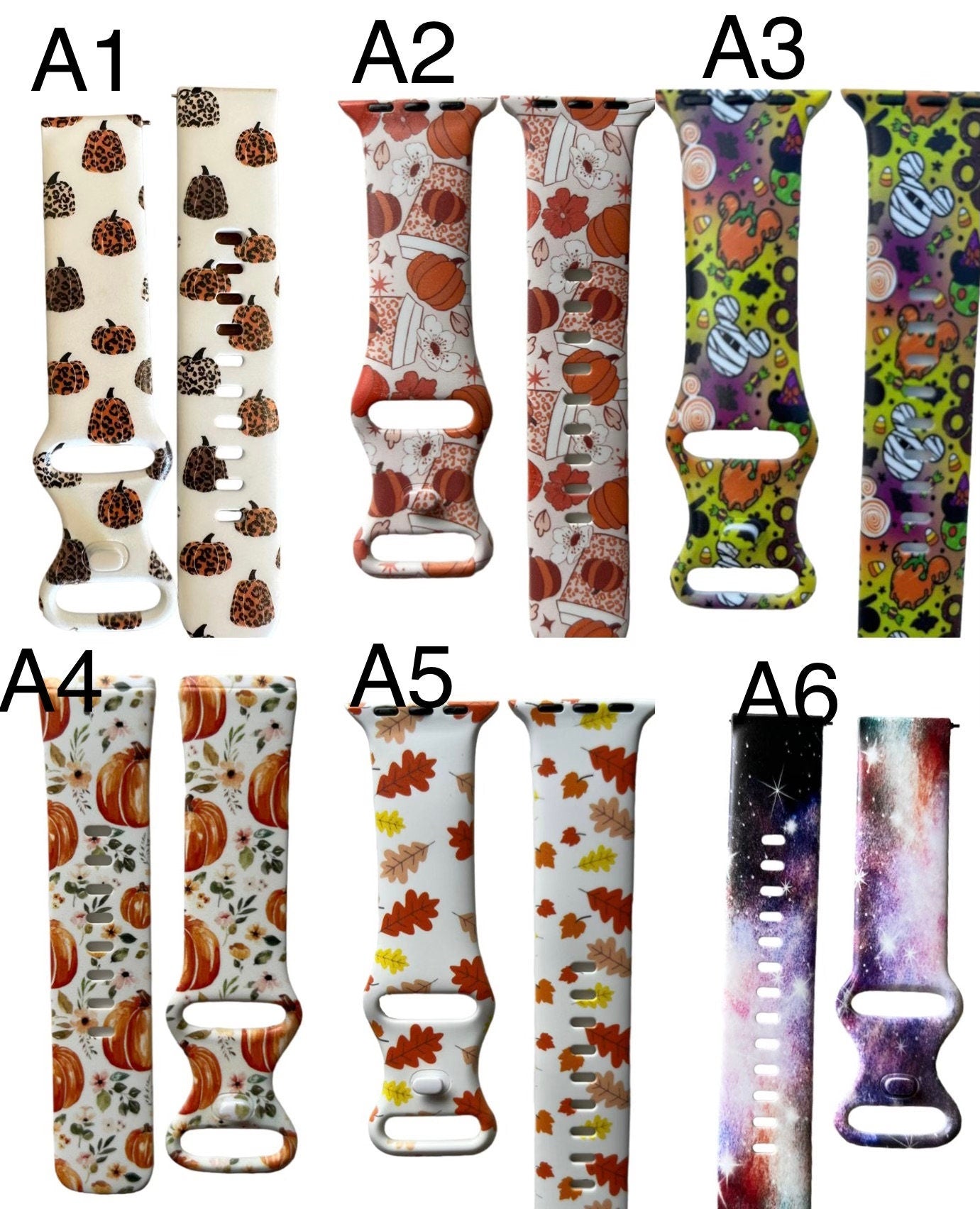 Halloween watch band|Spooky season|Cute halloween gift|Gift for halloween|New watch band|Orange band|Scary watch band|New watch band