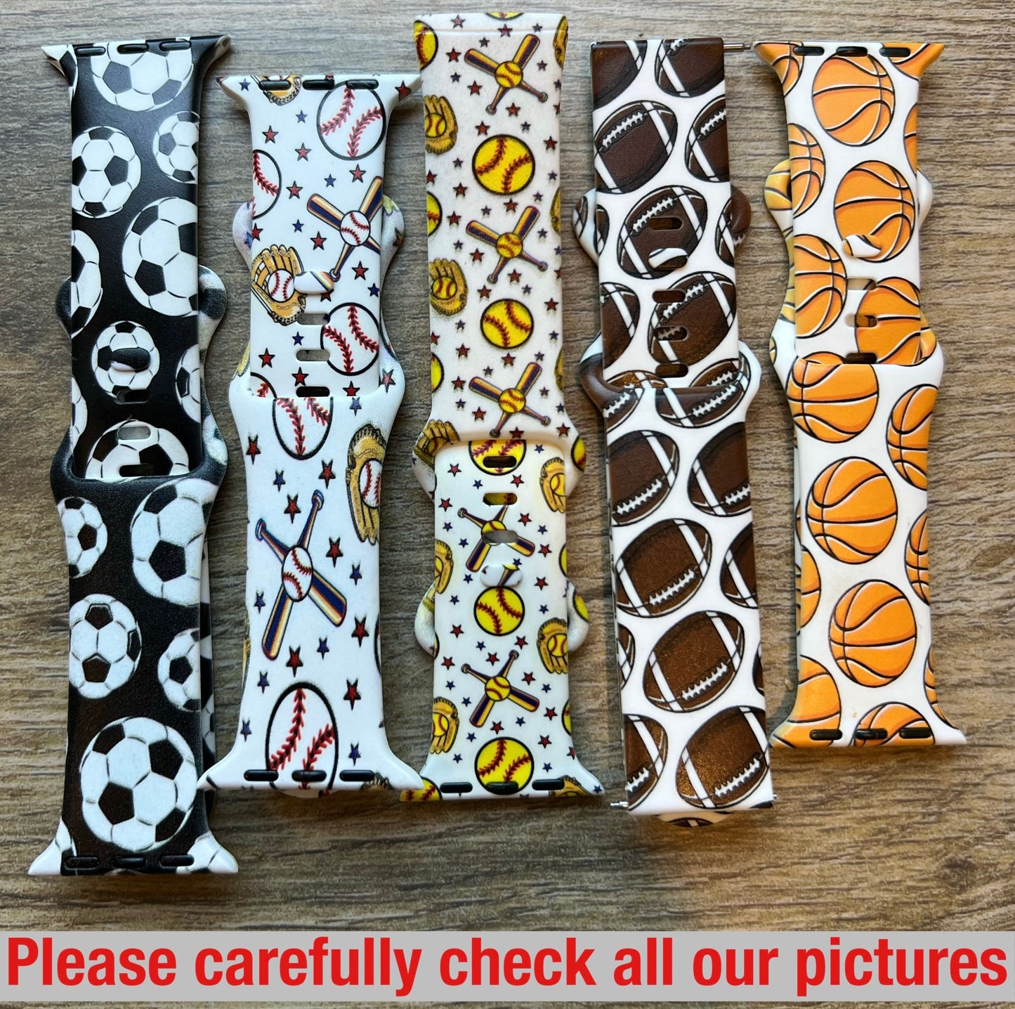 Sports theme watch band|Sports mom|ball mom watch band|football watch band|football mom watch band|baseball watch band|softball watch band