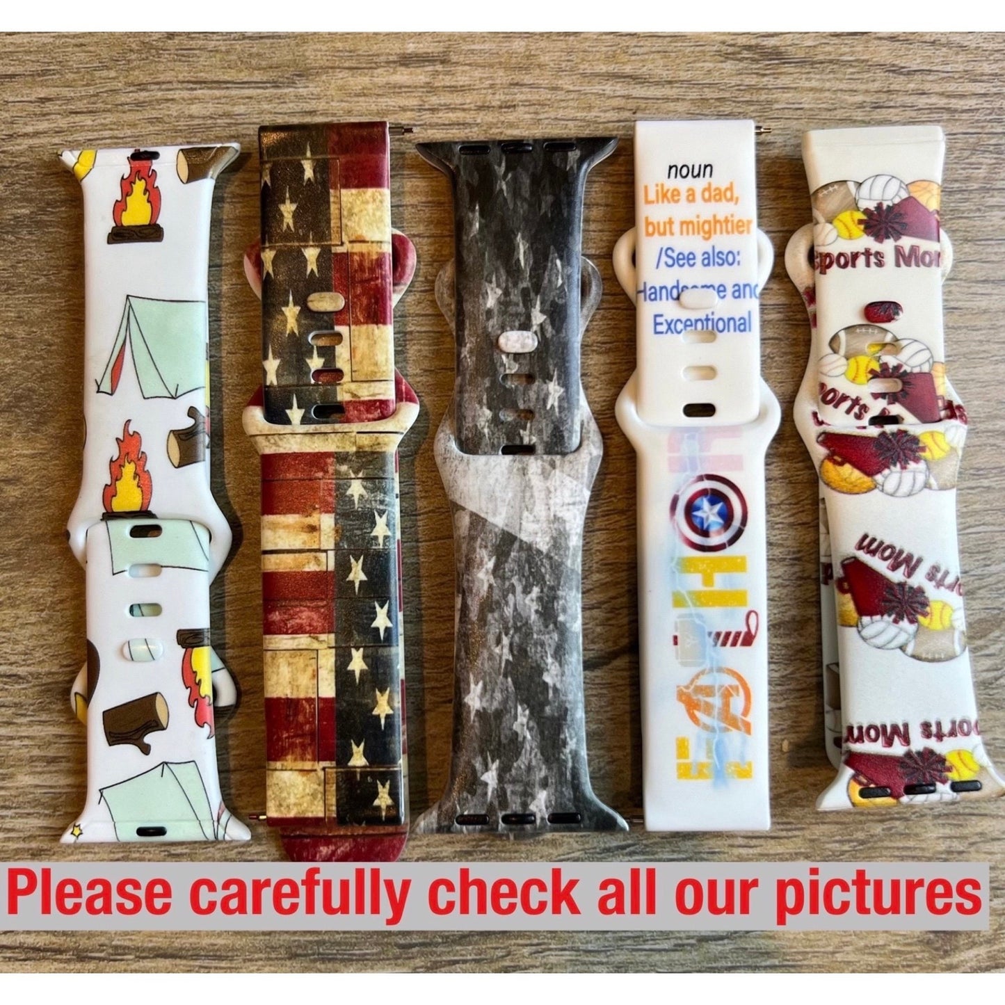 Patriotic smart watch band|flag watch band|watch band for men|men's watch band|watch strap for men|series 8 watch band for men|men's 45mm