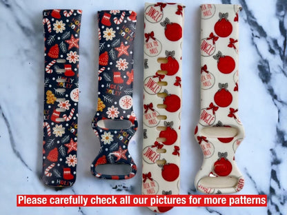 Christmas watch band|Holiday watch band|Cute watch band for christmas|Ornament watch band|Christmas decorations|Xmas smart watch band|Hohoho