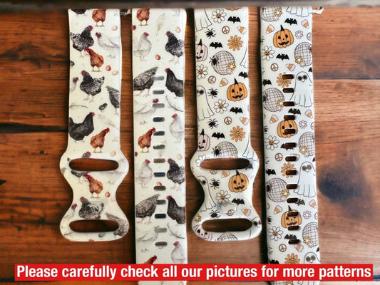Ghost band|Spooky season|Spooky watch band|Halloween straps|Fun halloween band|Halloween decor|Halloween gift|Gift for halloween person