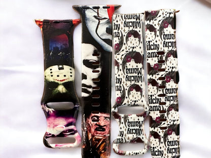 Scary movie watch band|Spooky band|Halloween watch band|Witch watch band|Gift for halloween|41mm band|Galaxy watch band|New watch band