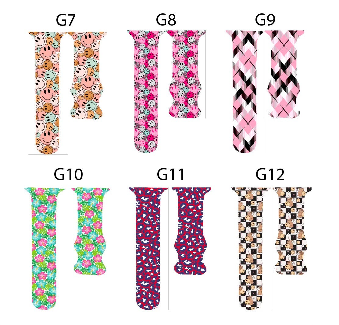 Galaxy watch band|Floral watch band| Series 8 watch band| 41mm band| Band for smart watch| Fitbit versa watch band| Band for fitbit|