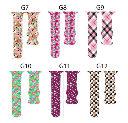 Galaxy watch band|Floral watch band| Series 8 watch band| 41mm band| Band for smart watch| Fitbit versa watch band| Band for fitbit|