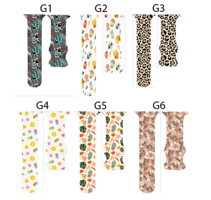 Galaxy watch band|Floral watch band| Series 8 watch band| 41mm band| Band for smart watch| Fitbit versa watch band| Band for fitbit|