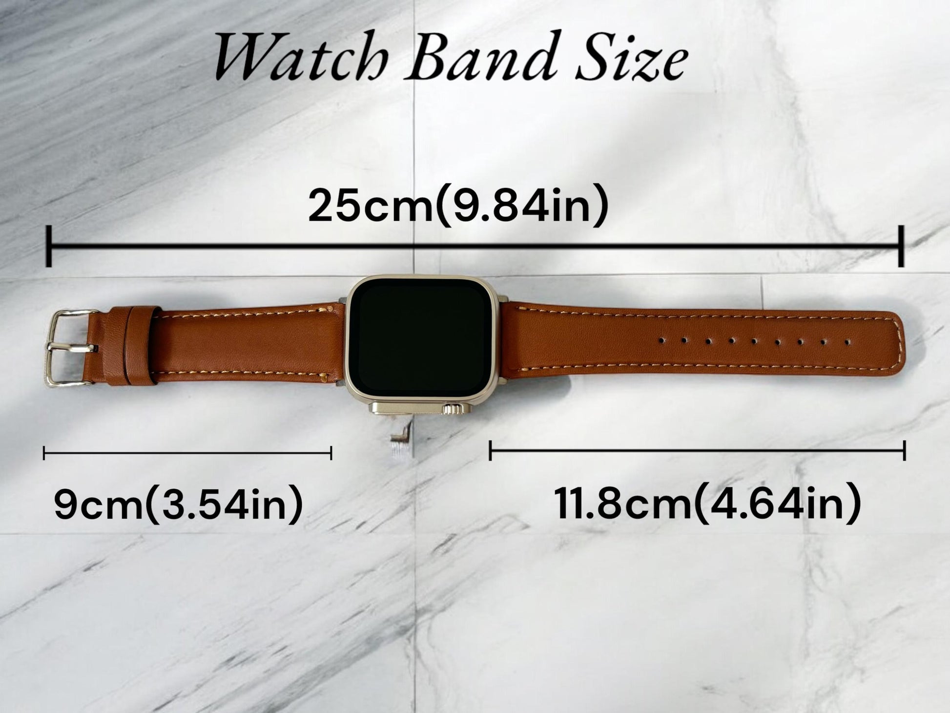 Men's Leather Apple Watch Band