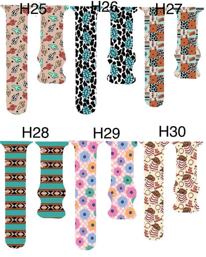 Pumpkin watch band|Christmas tree watch strap|fall galaxy watch band|fall watch bands|western watch band|punchy watch band|38mm watch band
