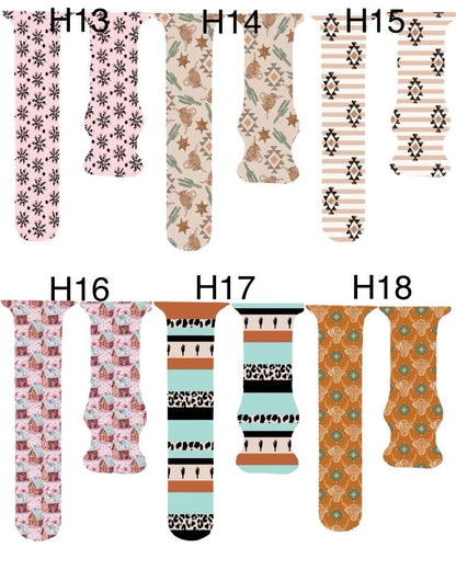 Pumpkin watch band|Christmas tree watch strap|fall galaxy watch band|fall watch bands|western watch band|punchy watch band|38mm watch band