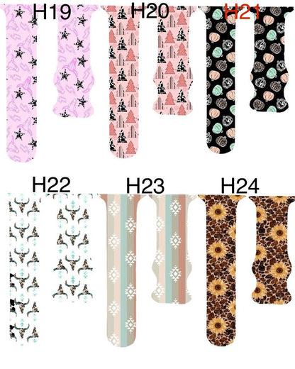 Pumpkin watch band|Christmas tree watch strap|fall galaxy watch band|fall watch bands|western watch band|punchy watch band|38mm watch band