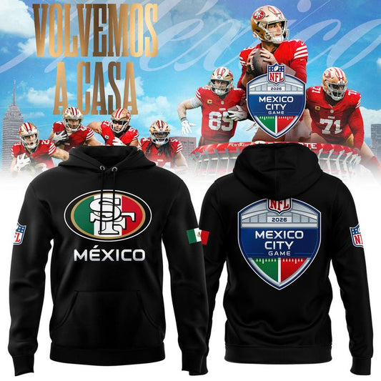 San Francisco 49ers 2026 NFL Mexico City Game Hoodie