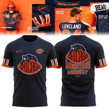 Unisex Nike Orange Chicago Bears 2026 Rivalries T-shirt