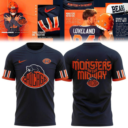 Unisex Nike Orange Chicago Bears 2026 Rivalries T-shirt