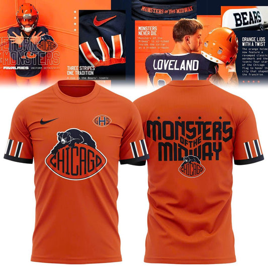 Unisex Nike Orange Chicago Bears 2026 Rivalries T-shirt