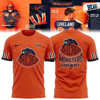 Unisex Nike Orange Chicago Bears 2026 Rivalries T-shirt