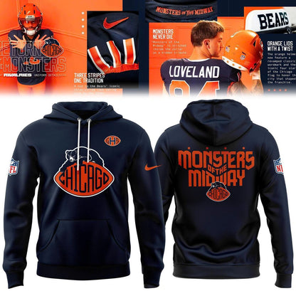 Unisex Nike Navy Chicago Bears 2026 Rivalries Hoodie