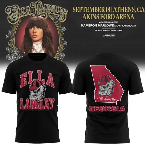 Exclusive Edition Ella Langley x Georgia Bulldogs T-Shirt 2026