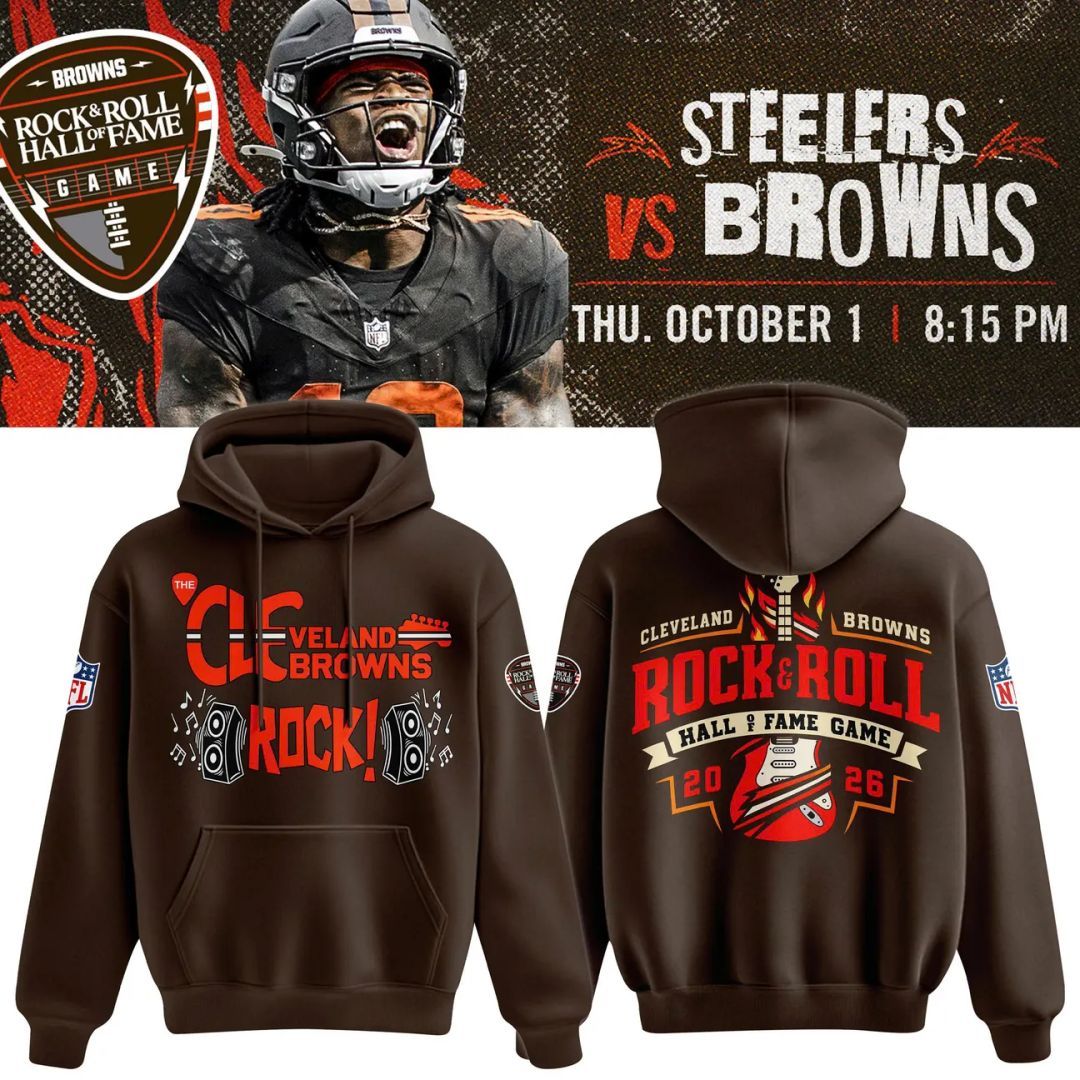 Cleveland Browns – Rock & Roll Hall of Fame Game 2026 “Dawg Pound” Hoodie