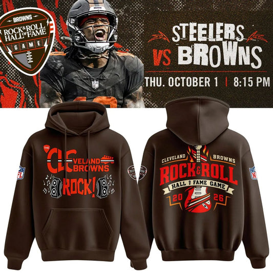 Cleveland Browns – Rock & Roll Hall of Fame Game 2026 “Dawg Pound” Hoodie
