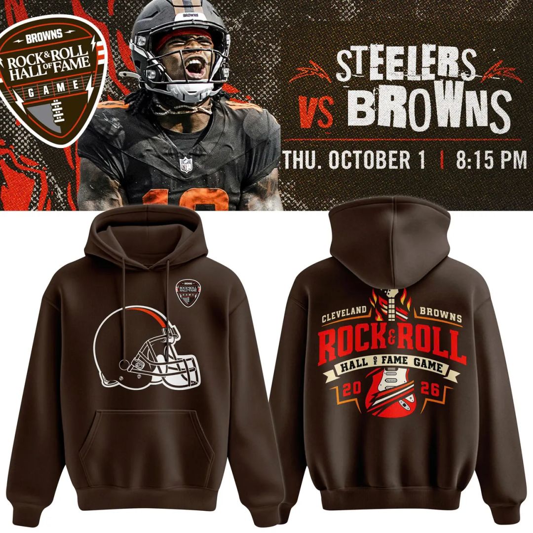 Cleveland Browns – Rock & Roll Hall of Fame Game 2026 “Dawg Pound” Hoodie