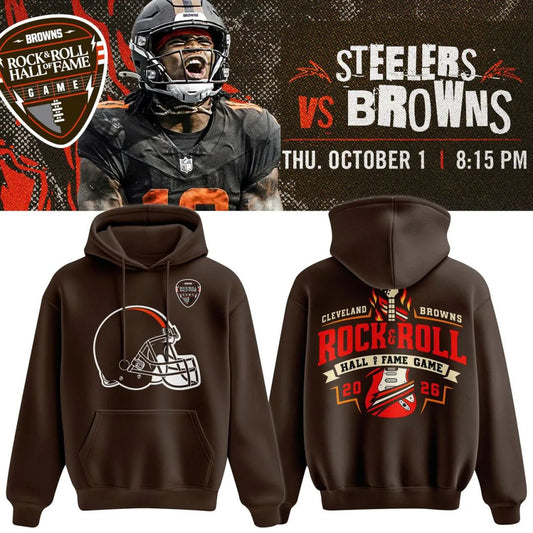 Cleveland Browns – Rock & Roll Hall of Fame Game 2026 “Dawg Pound” Hoodie