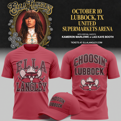 Exclusive City Edition Ella Langley x Texas Tech Red Raiders T-Shirt 2026