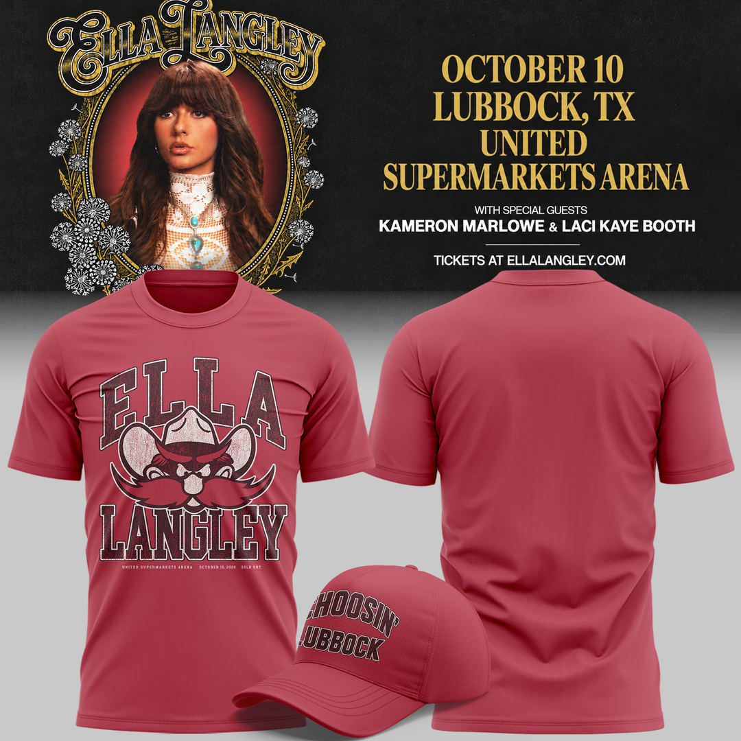 Exclusive City Edition Ella Langley x Texas Tech Red Raiders T-Shirt 2026