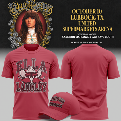 Exclusive City Edition Ella Langley x Texas Tech Red Raiders T-Shirt 2026