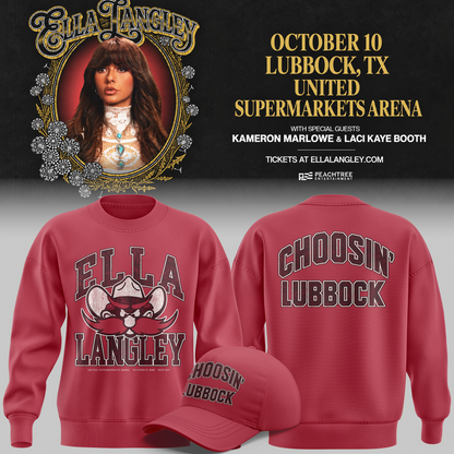 Exclusive City Edition Ella Langley x Texas Tech Red Raiders Sweatshirt 2026