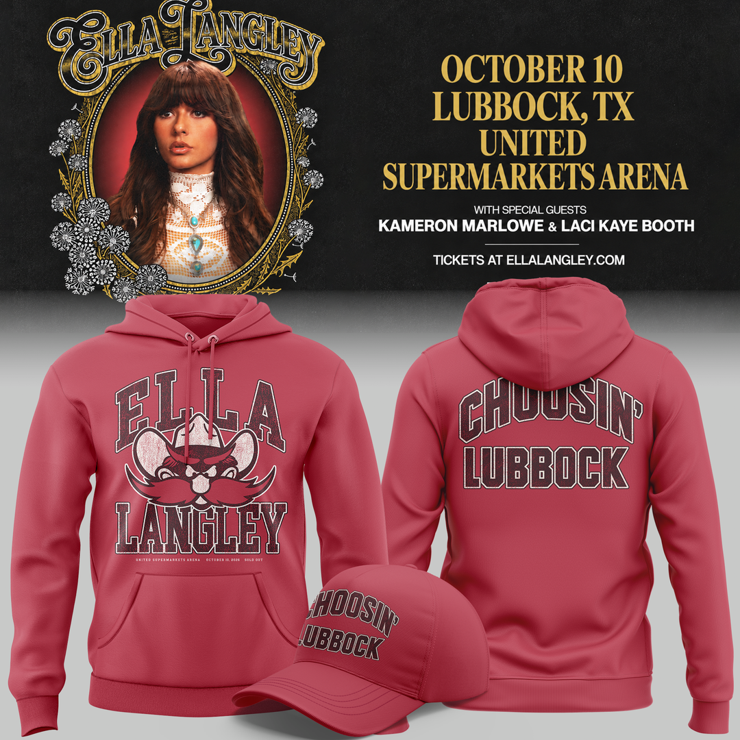 Exclusive City Edition Ella Langley x Texas Tech Red Raiders Hoodie 2026