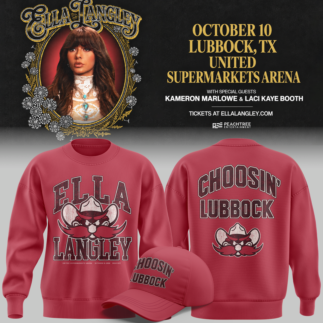 Exclusive City Edition Ella Langley x Texas Tech Red Raiders Sweatshirt 2026