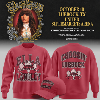 Exclusive City Edition Ella Langley x Texas Tech Red Raiders Sweatshirt 2026