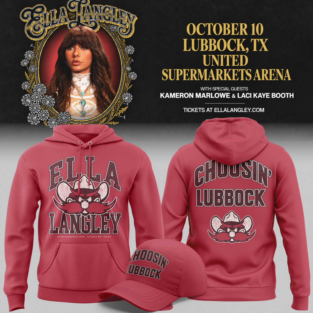 Exclusive City Edition Ella Langley x Texas Tech Red Raiders Hoodie 2026
