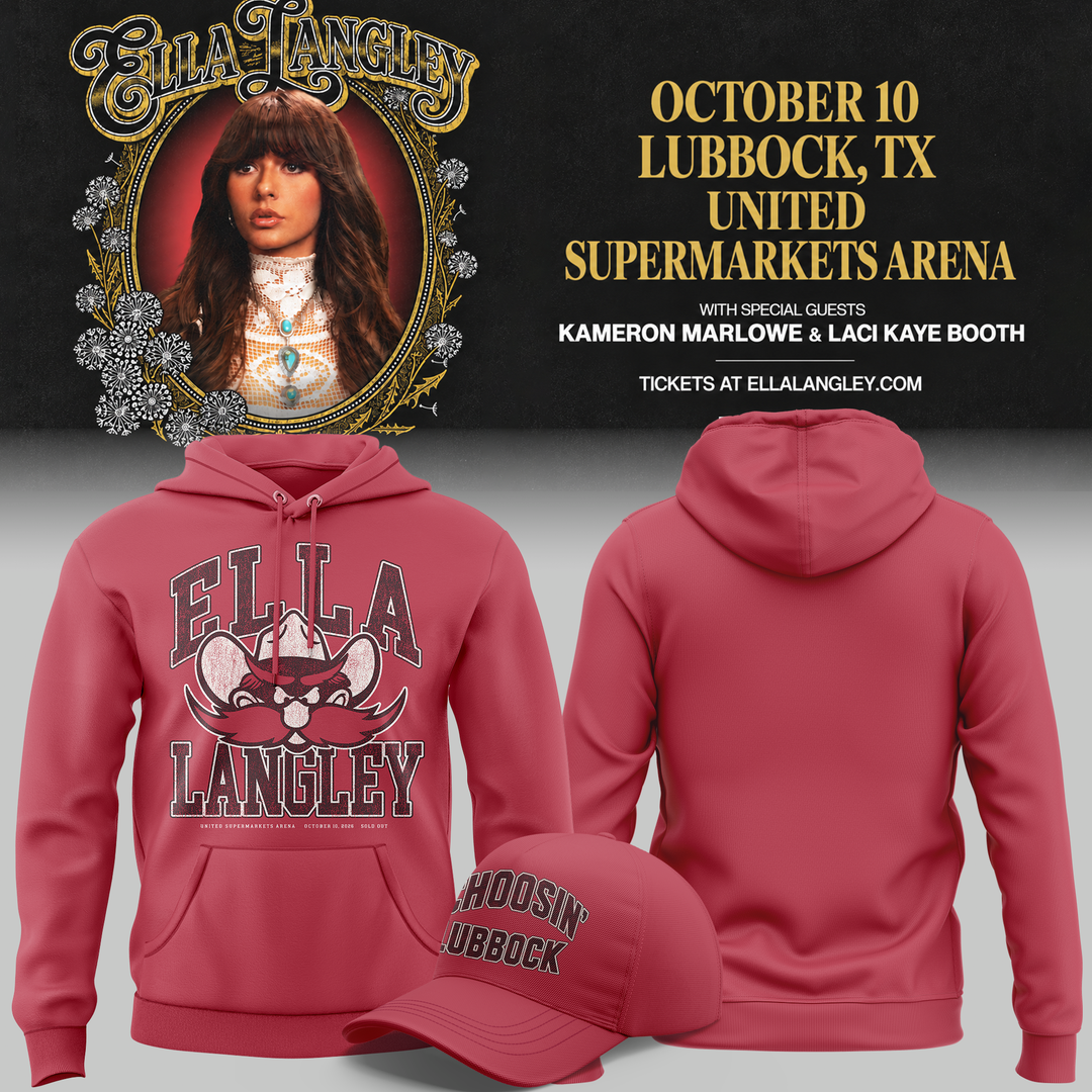 Exclusive City Edition Ella Langley x Texas Tech Red Raiders Hoodie 2026