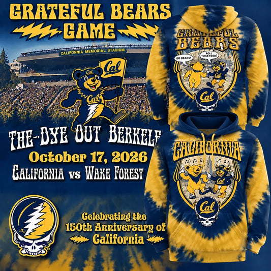 Limited Edition Cal Football x Grateful Dead Hoodie