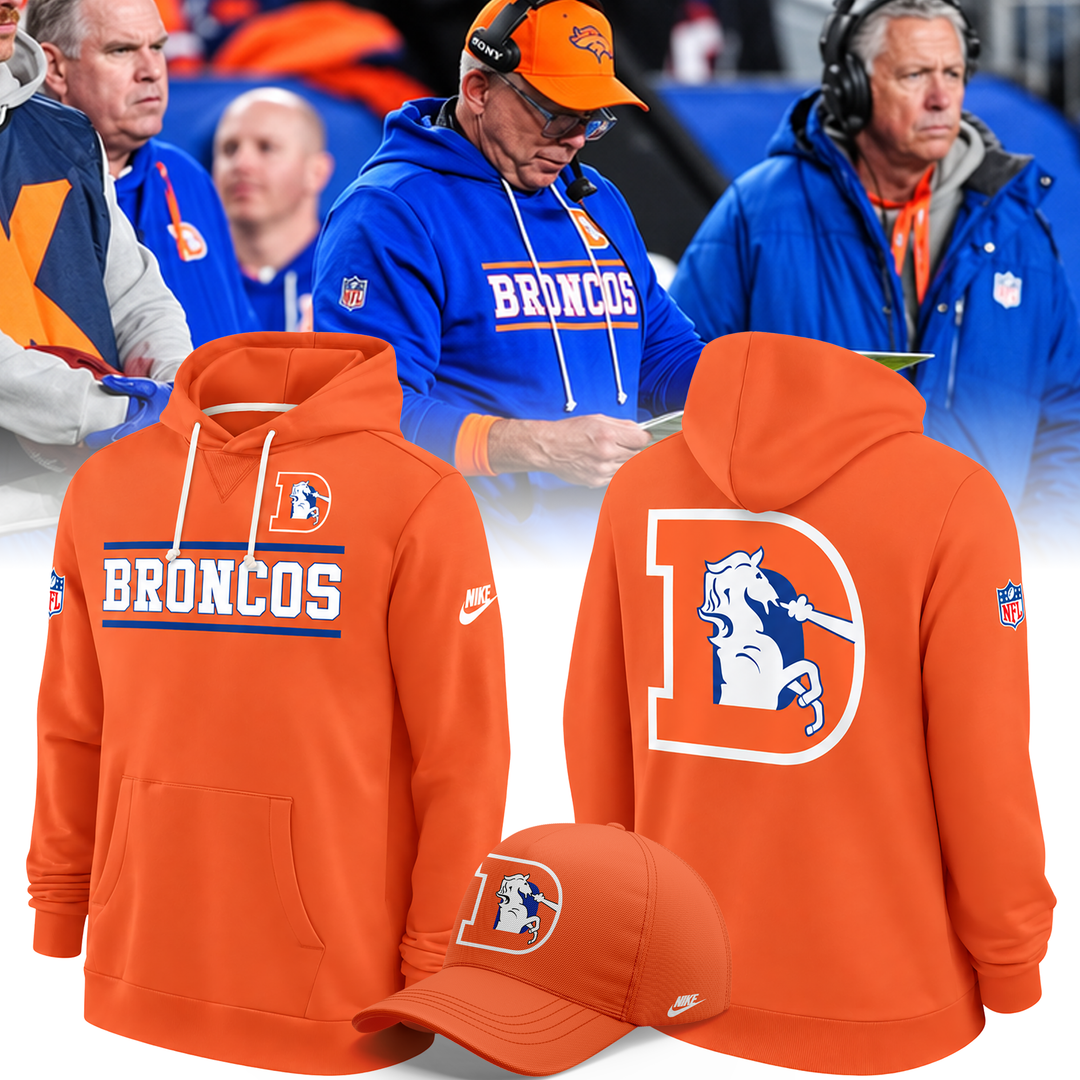 Exclusive Version Denver Broncos Throwback Hoodie