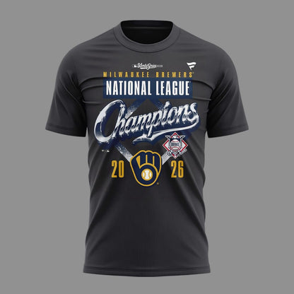 Milwaukee Brewers NLCS Champions 2026 Edition Tshirt