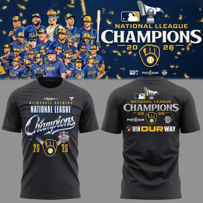 Milwaukee Brewers NLCS Champions 2026 Edition Tshirt