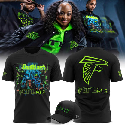 Outkast x Atlanta Falcons 30th Anniversary ATLiens Album Cover T-Shirt