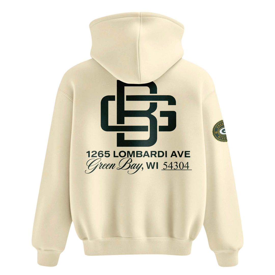 Coach Matt LaFleur Cream Green Bay Packers 2026 Hoodie