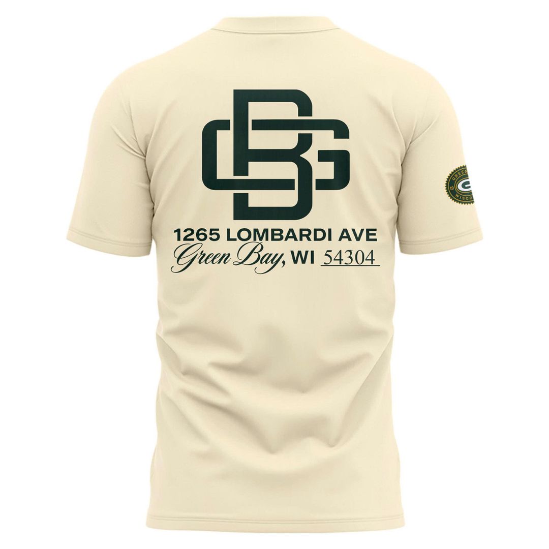 Coach Matt LaFleur Cream Green Bay Packers 2026 T-shirt