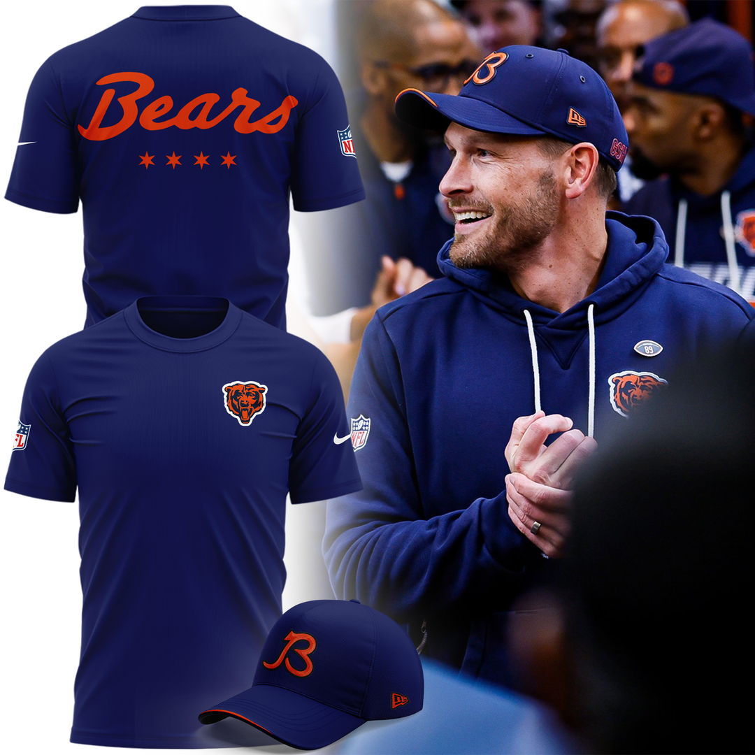 Exclusive Version Chicago Bears Throwback T-Shirt 2026