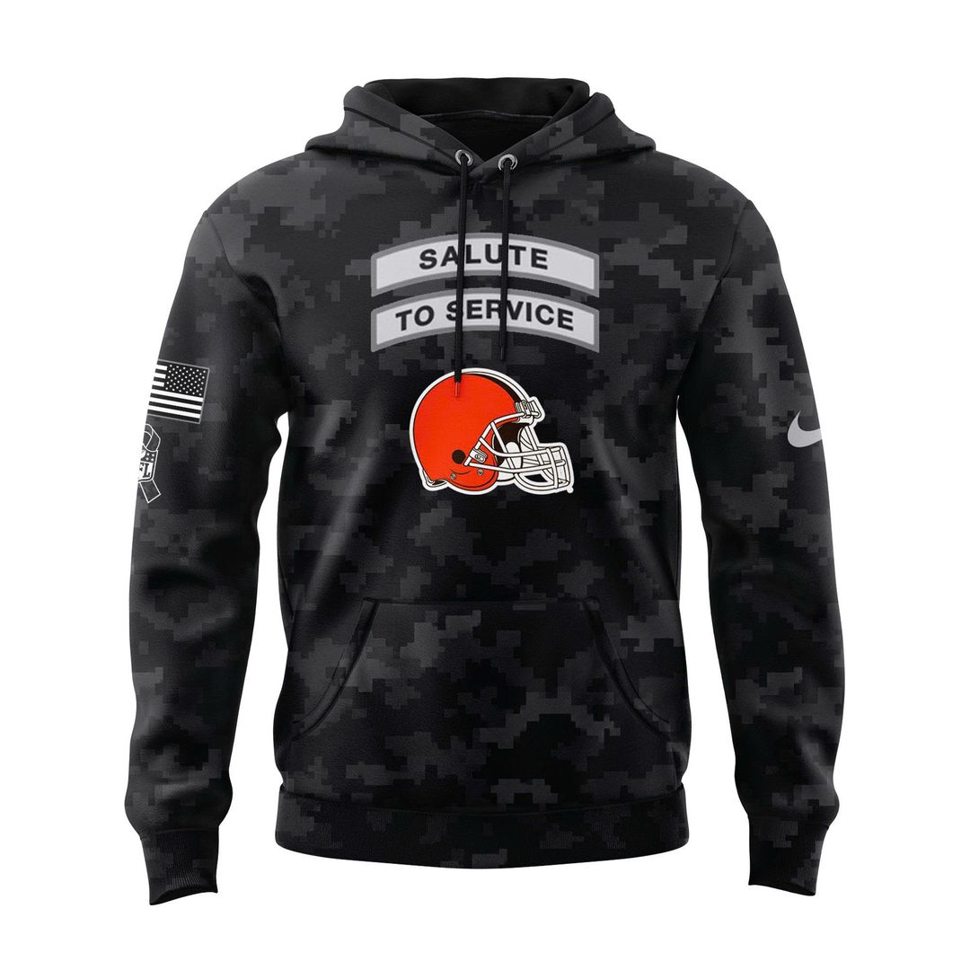 Cleveland Browns Salute to Service 2026 Hoodie